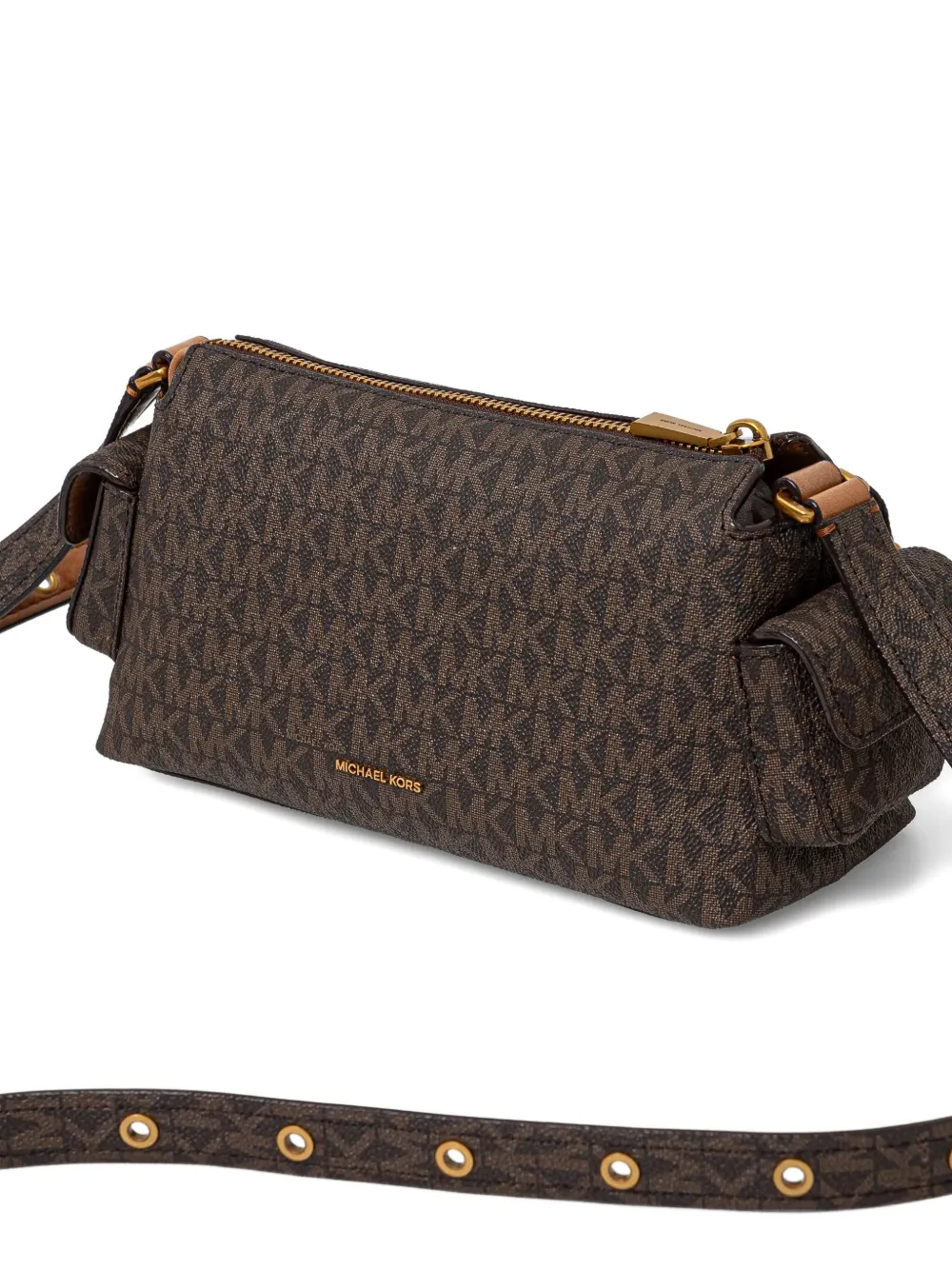 Michael Kors Crossbodytas met logoprint Bruin