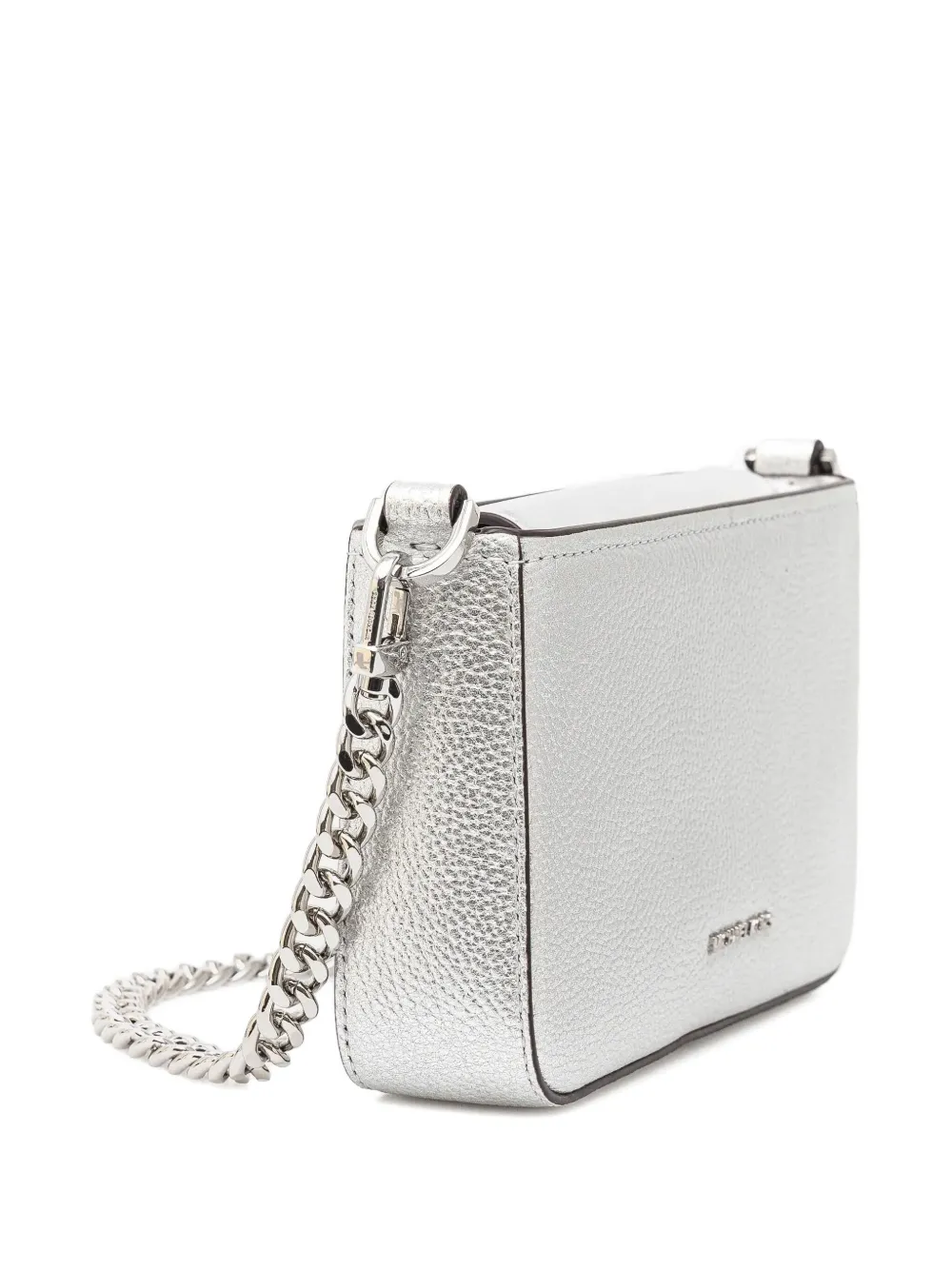Michael Kors Bryant leren crossbodytas met textuur Zilver