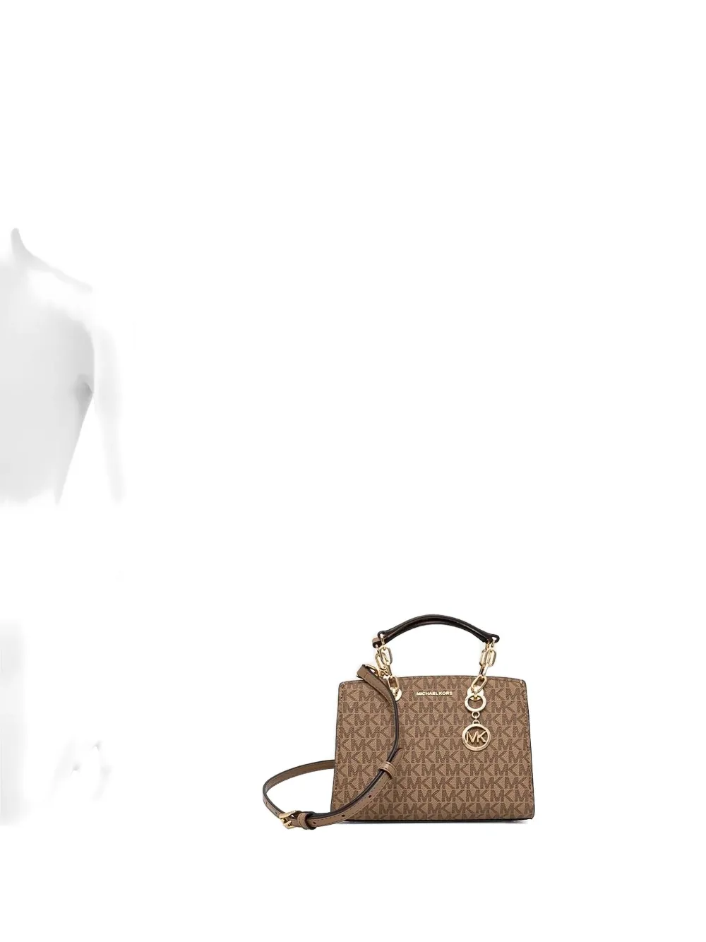Michael Michael Kors mini Cynthia cross body bag - ブラウン Michael Michael Kors mini Cynthia cross body bag - ブラウン