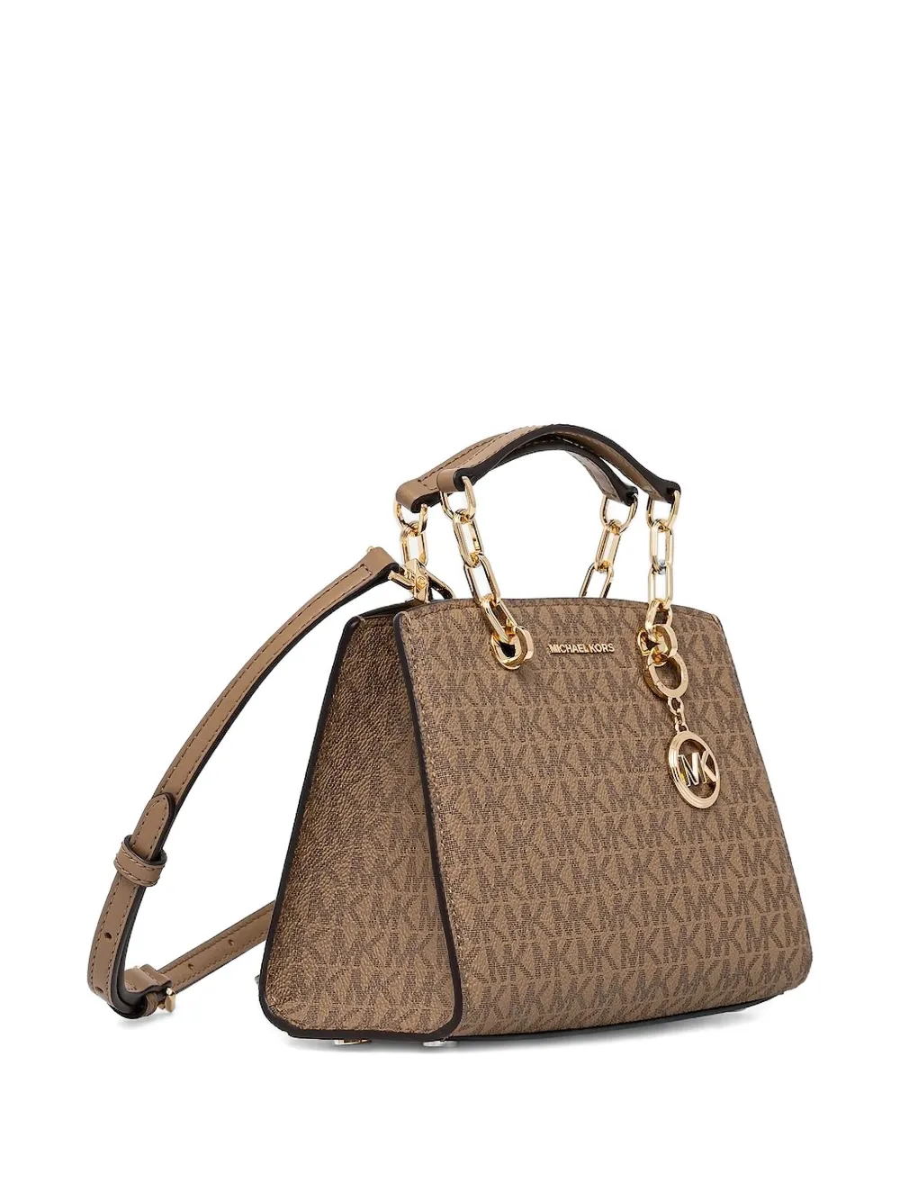 Michael Kors Cynthia kleine crossbodytas Bruin