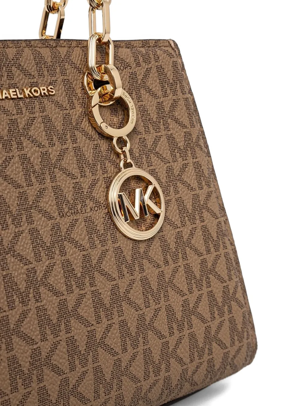 Michael Kors Cynthia kleine crossbodytas Bruin
