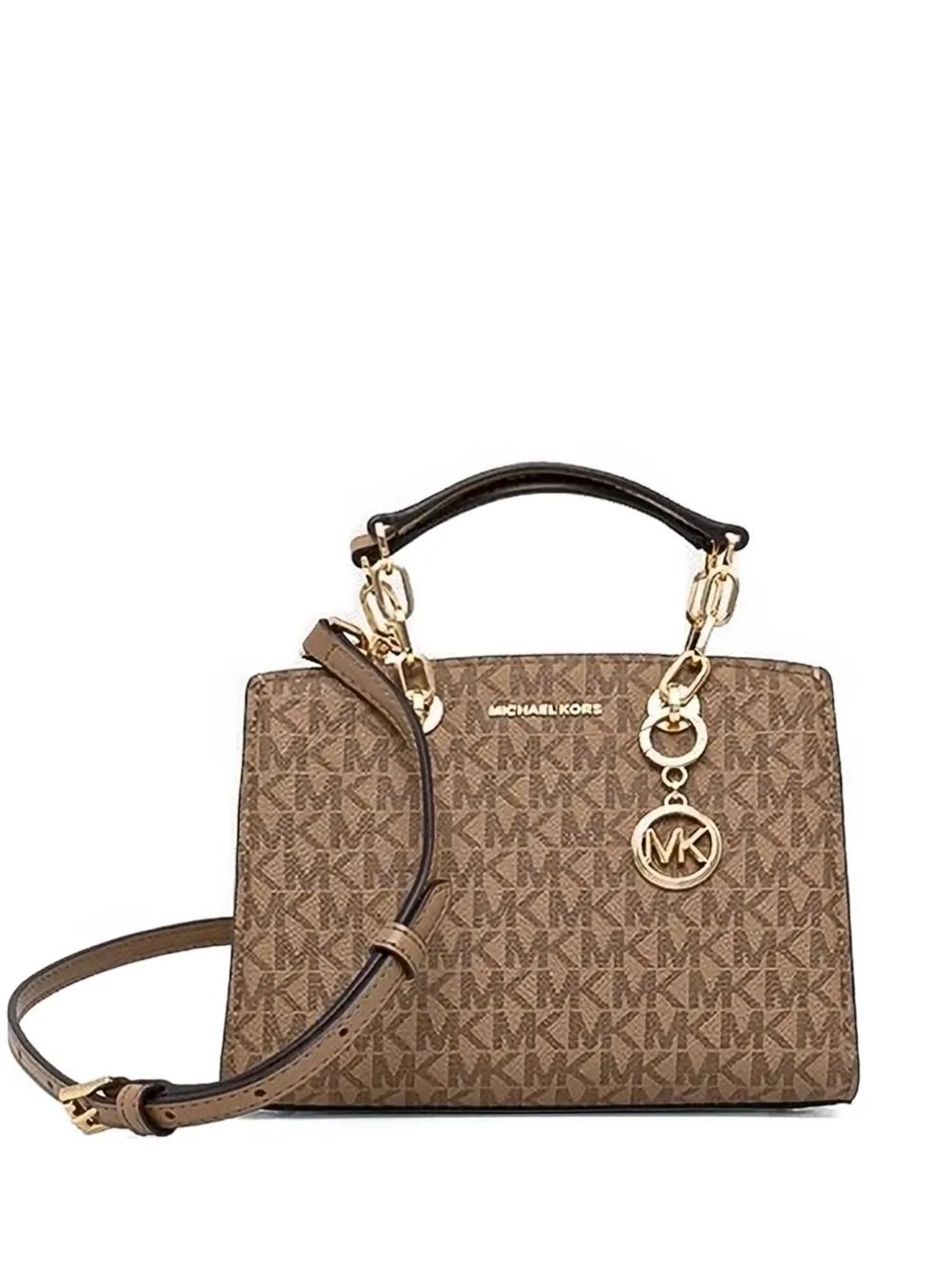 Michael Michael Kors Cynthia ショルダーバッグ ミニ - ブラウン Michael Michael Kors Cynthia ショルダーバッグ ミニ - ブラウン