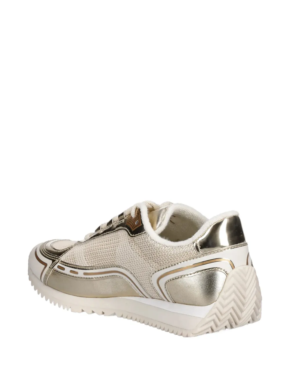 Michael Michael Kors Byrdie Lace-up Sneakers In Gold