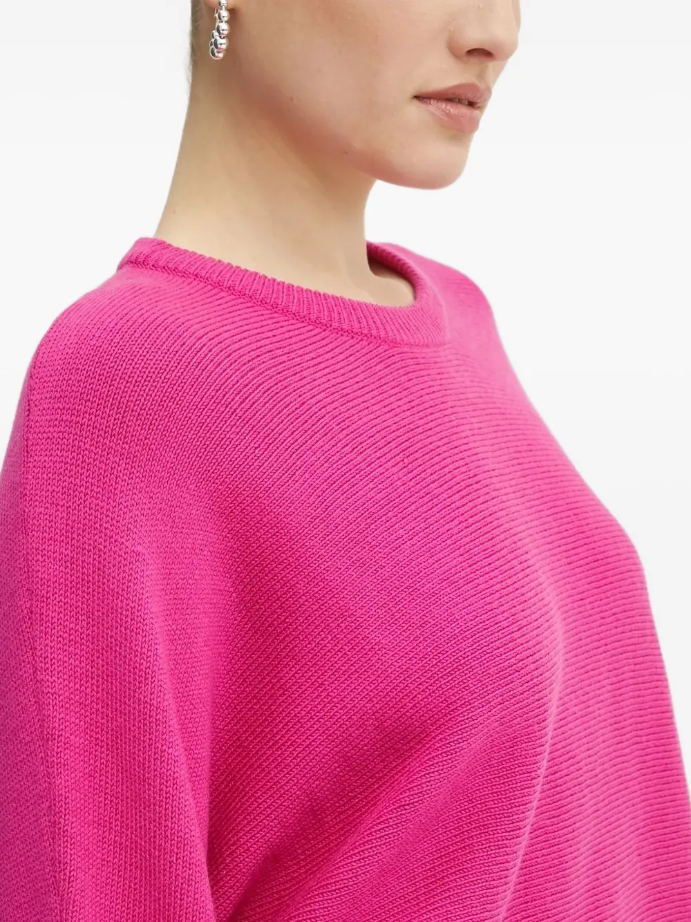 Michael Kors Sweater met logoplakkaat Roze