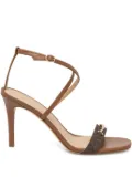 Michael Michael Kors monogram-pattern sandals - Brown