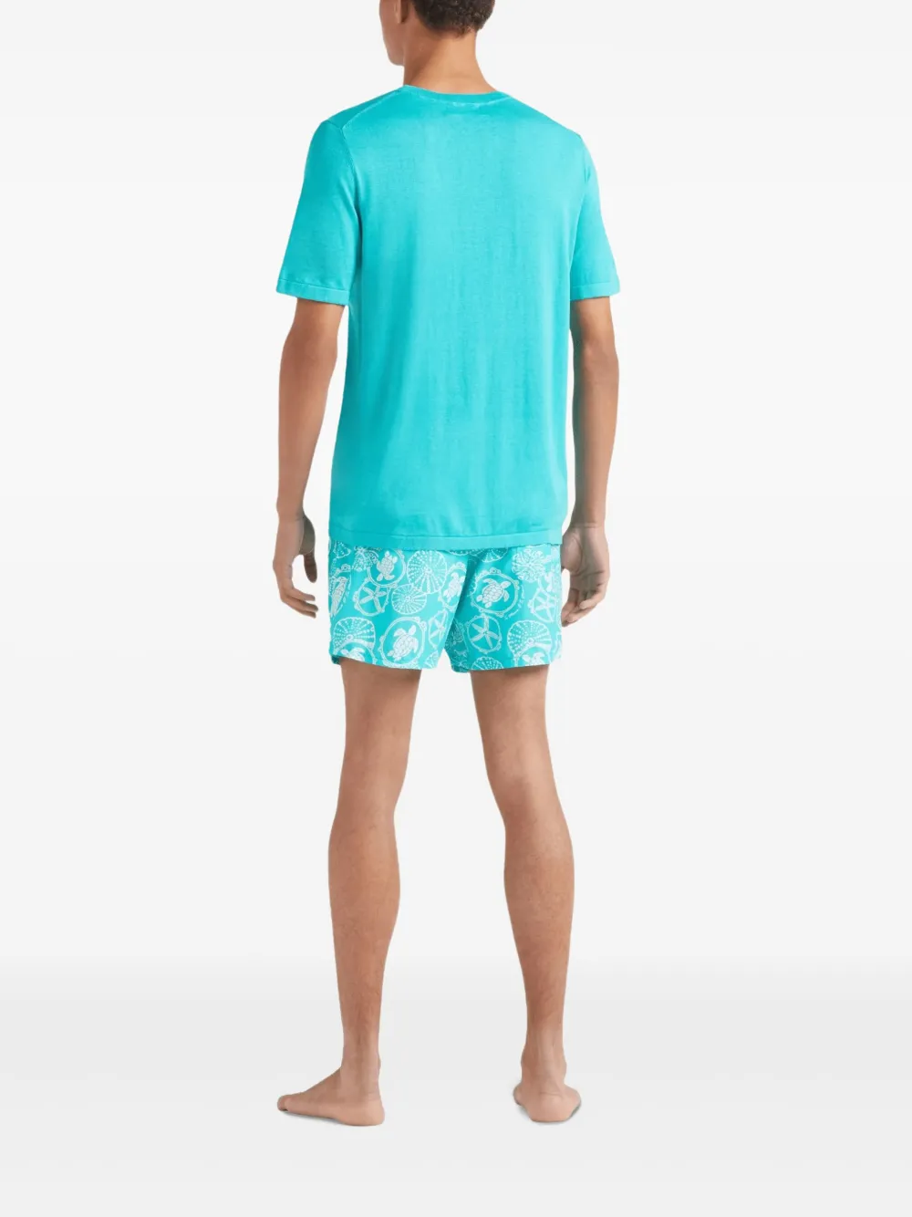 Vilebrequin T-shirt met logoprint Groen
