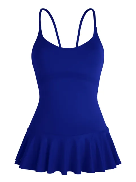 Vilebrequin traje de baño con detalle de volantes