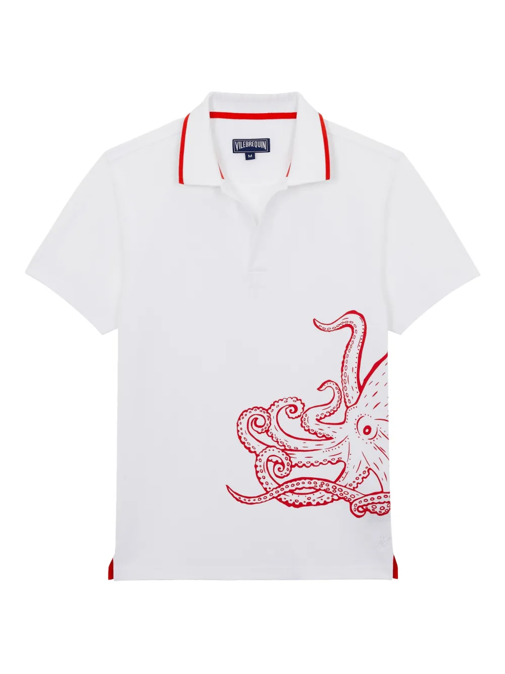 Vilebrequin playera tipo polo estampada | blanco | Image 1
