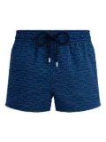 Vilebrequin fishnet-print swim shorts - Blue