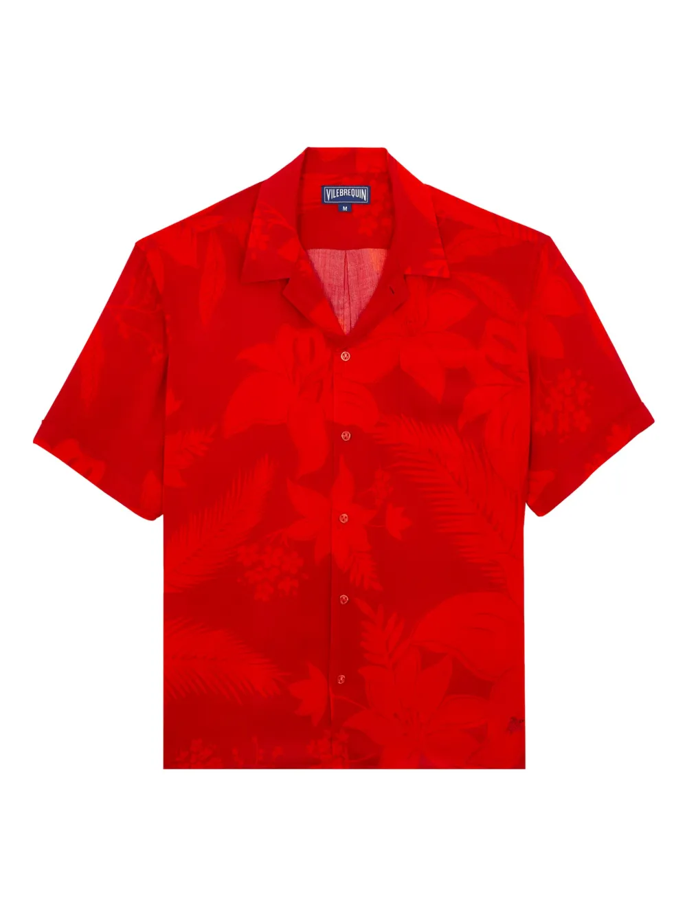 Vilebrequin camisa Flower Power | rojo | Image 1