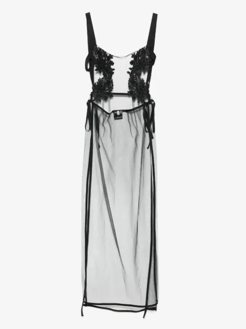 Alchemy semi-sheer maxi dress 