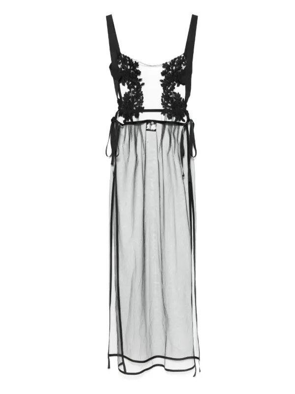 Alchemy semi-sheer Maxi Dress | FARFETCH