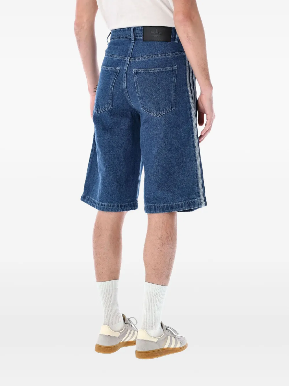 Adidas Shorts met wijde pijpen - Blauw