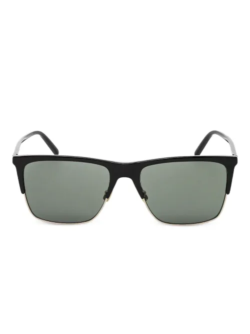 Lunettes de soleil à monture rectangulaire - Saint Laurent Eyewear - Modalova