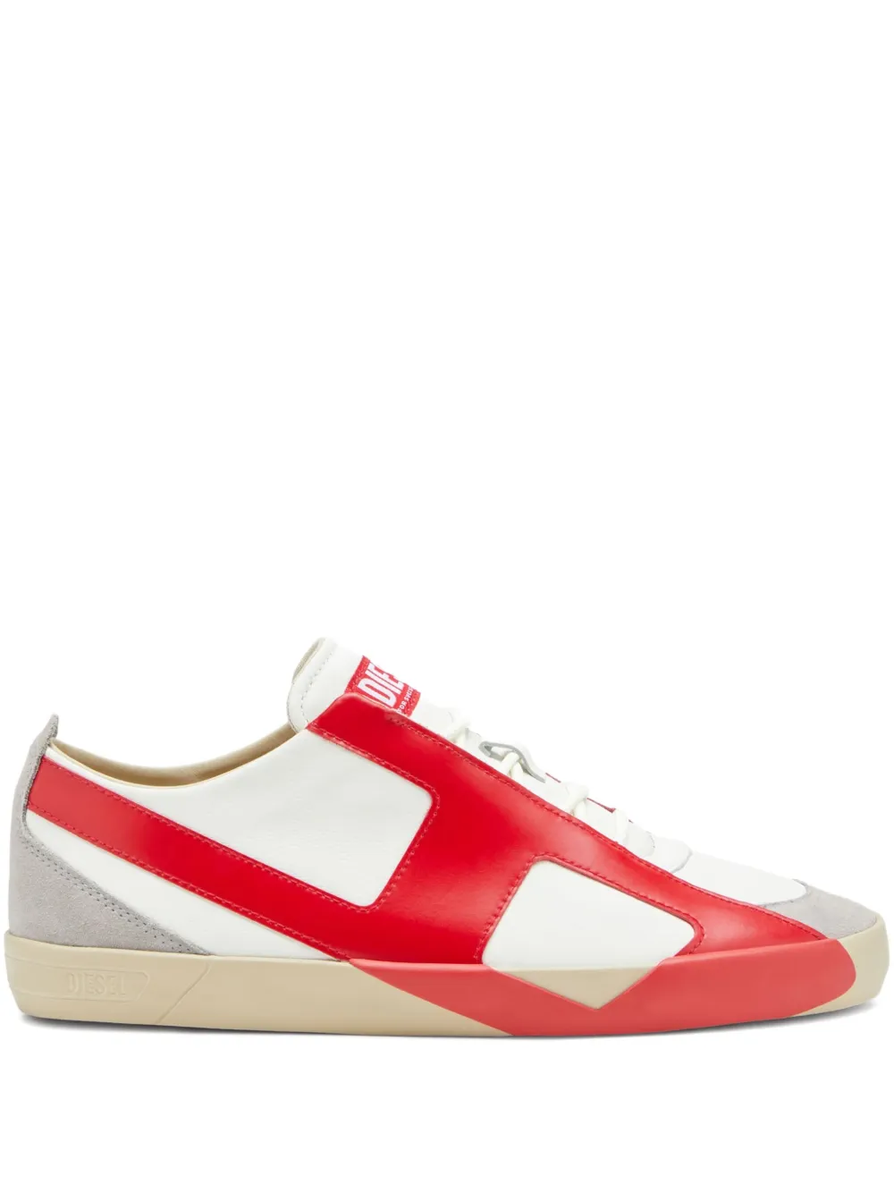 Diesel Slante leather sneakers White