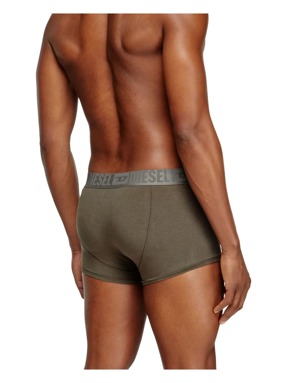 Diesel Drie Benjamin-D-Mono boxershorts Groen