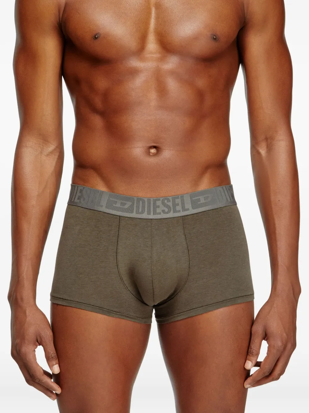 Diesel Drie Benjamin-D-Mono boxershorts Groen