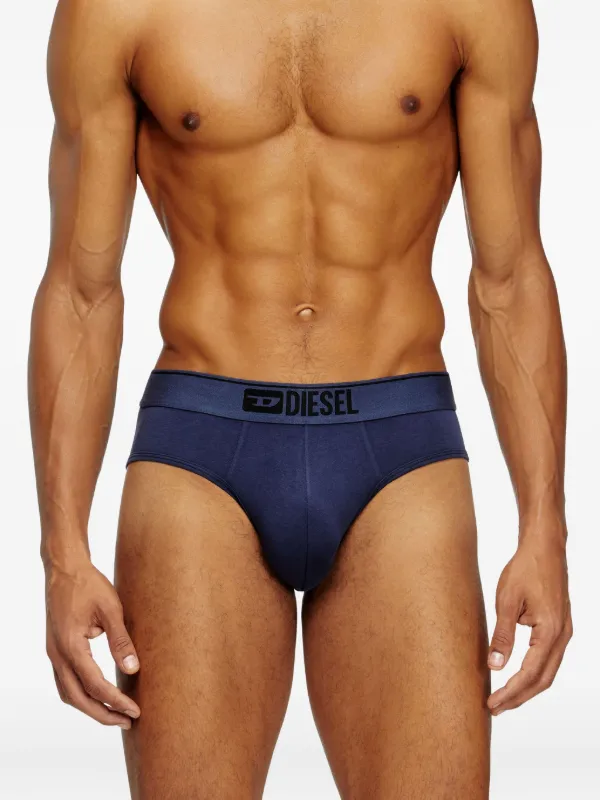 Diesel ANDRE 3枚組 ディーゼル 日本未発売 ブリーフ Diesel Andre ブリーフ 3枚組 | ブラック | FARFETCH JP