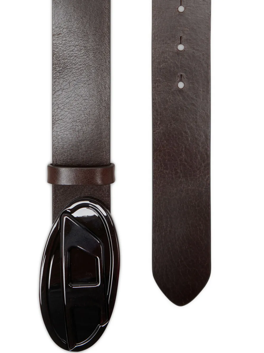 Diesel B-1DR riem met ovalen gesp - Bruin