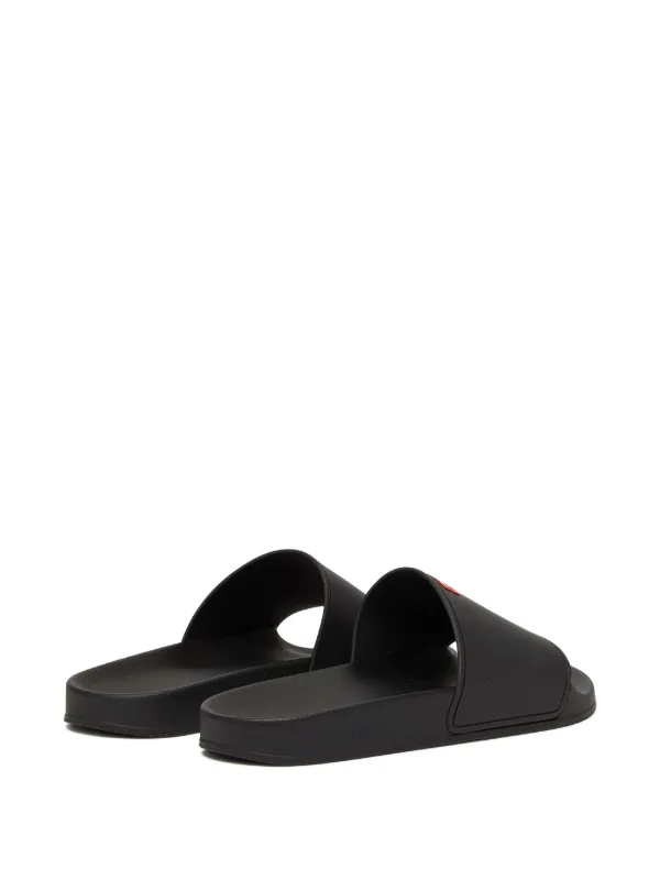 Diesel Sa-Swim フラットサンダル | ブラック | FARFETCH JP