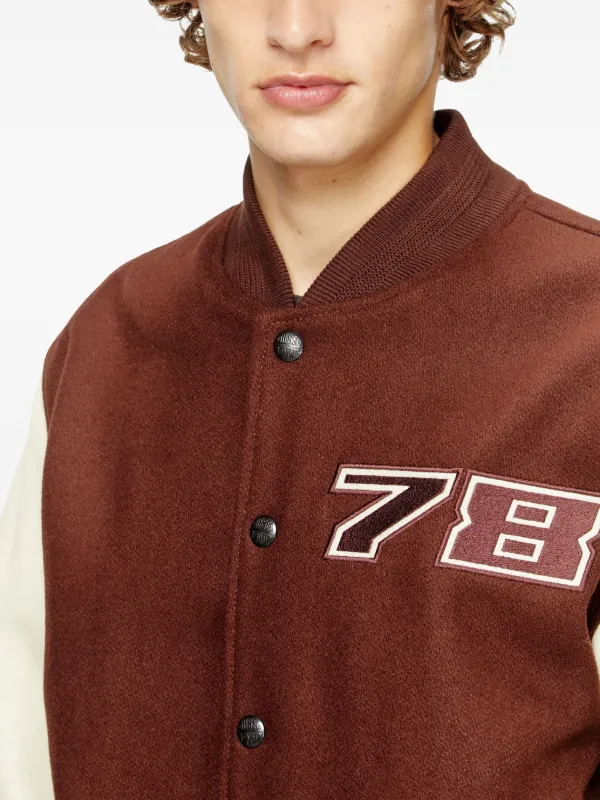 Diesel wool-blend Varsity Jacket | Red | FARFETCH