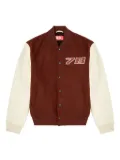 Diesel wool-blend varsity jacket - Red