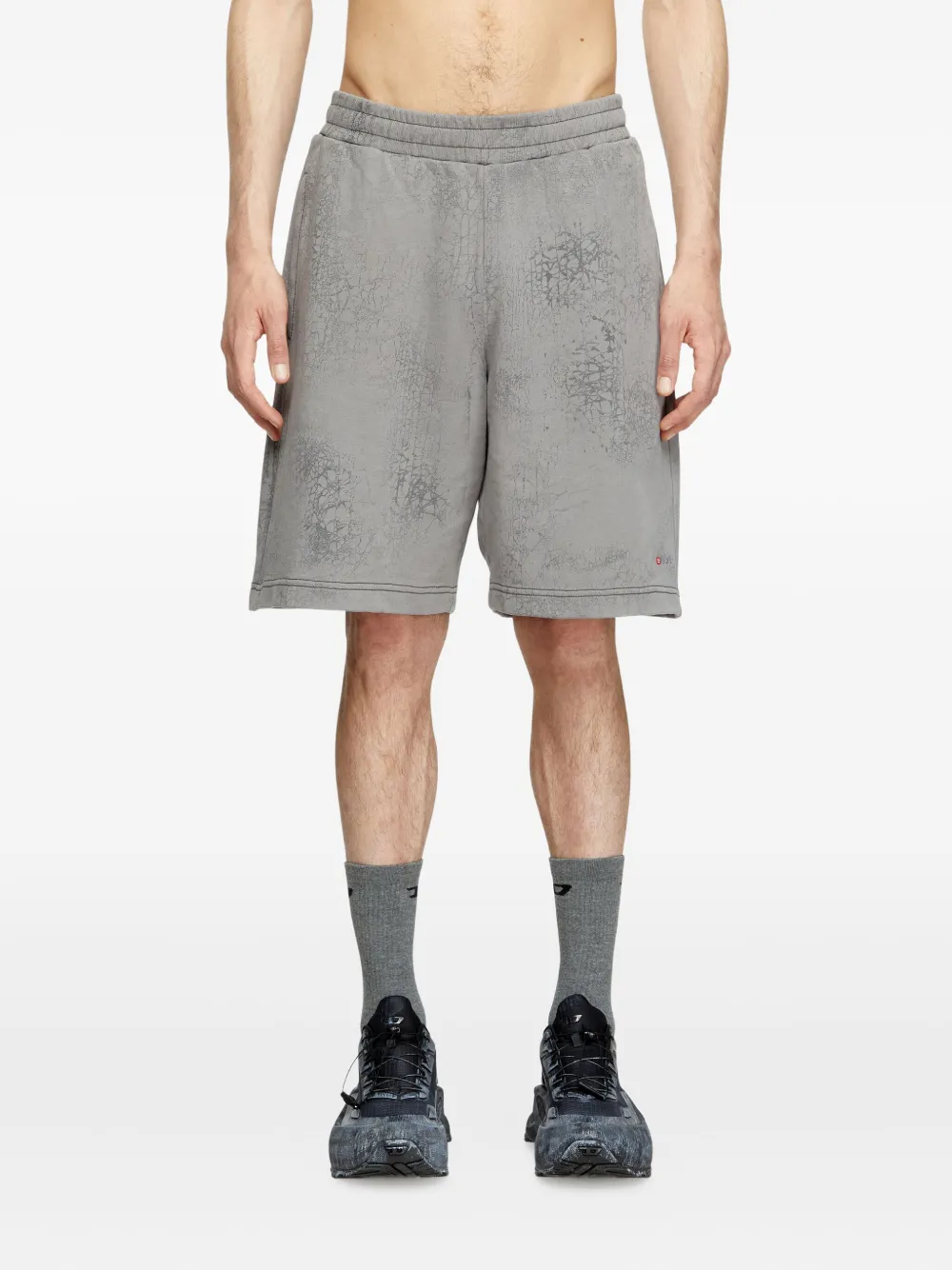 Diesel R-Crew trainingsshorts Grijs