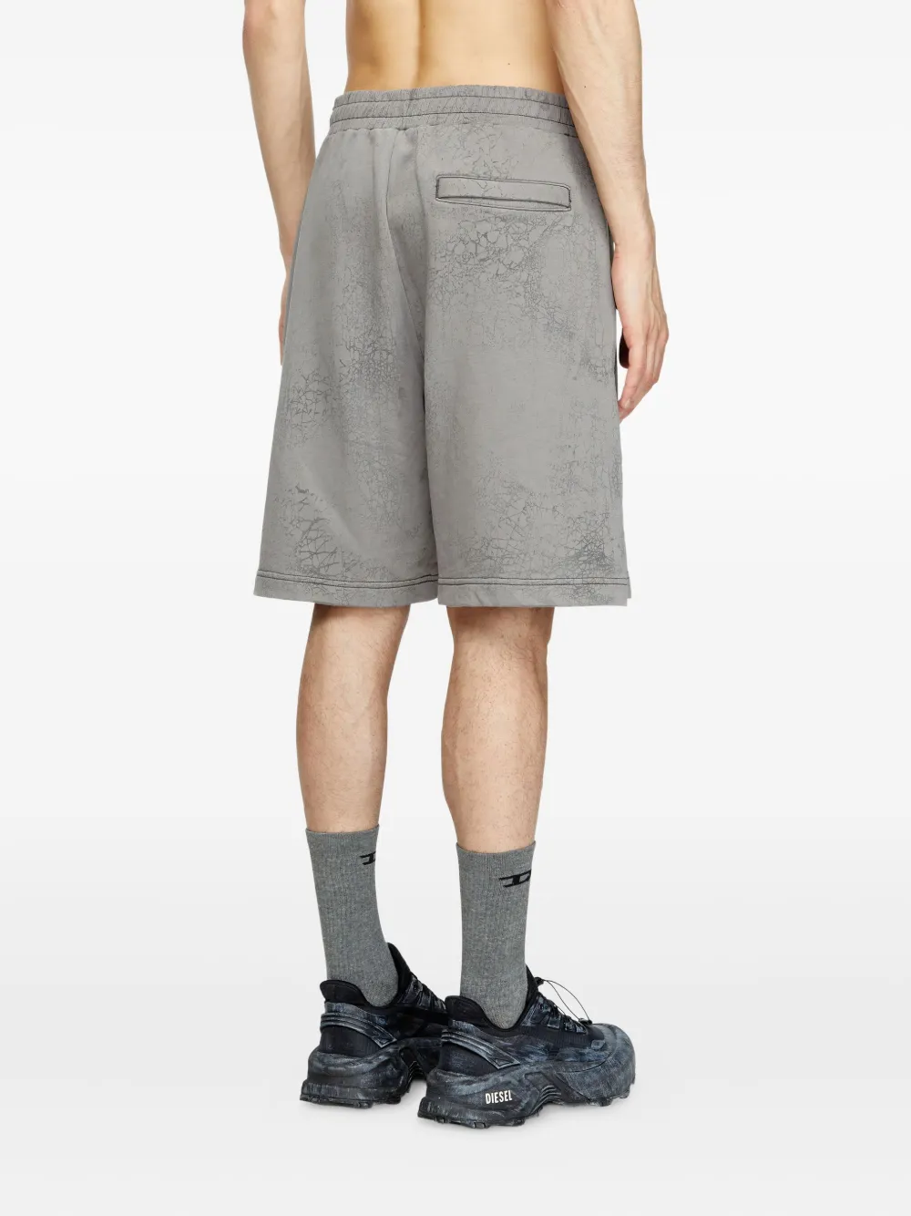 Diesel R-Crew trainingsshorts Grijs