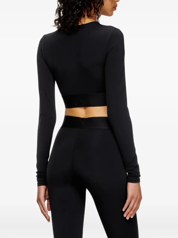 Diesel Melissa-D-Pop Top | Black | FARFETCH