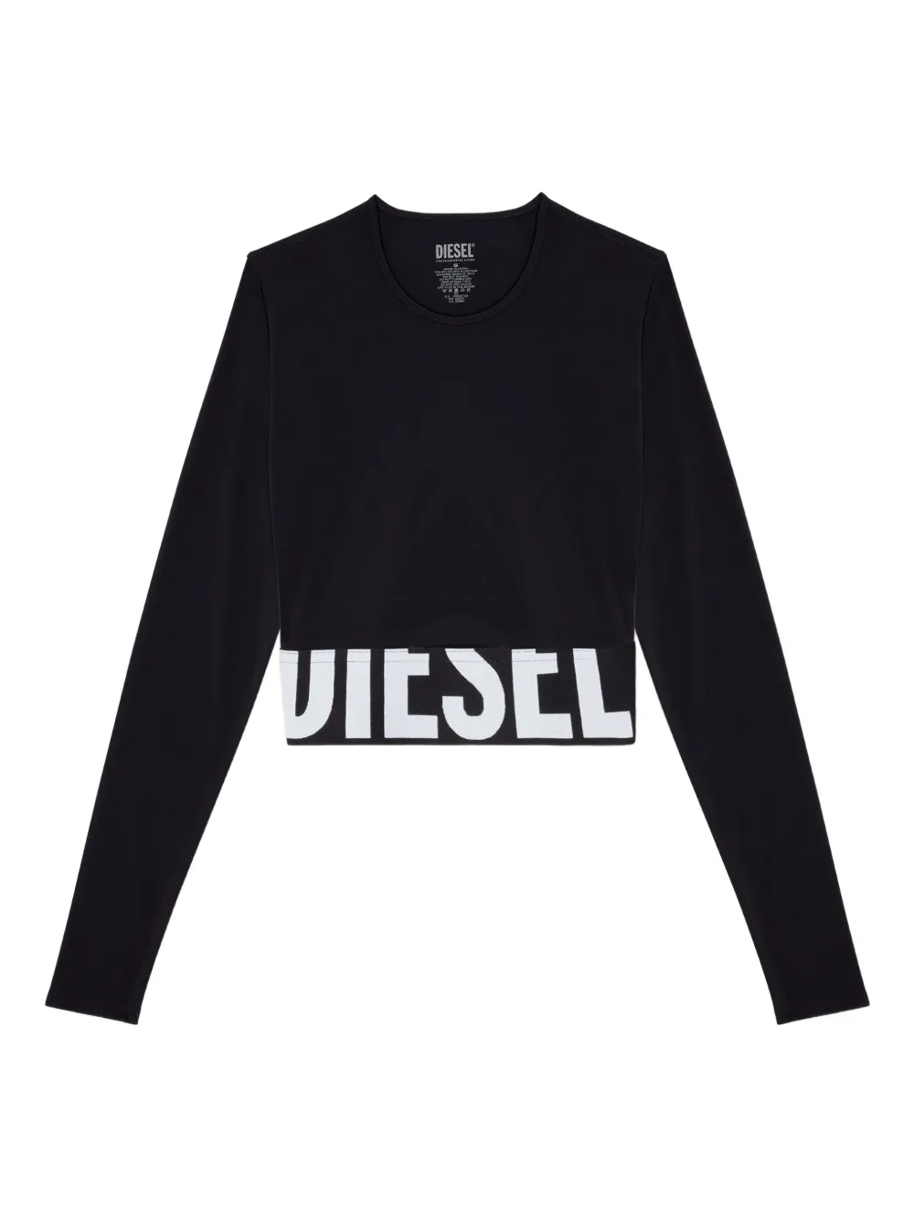 Diesel Melissa-D-Pop top Zwart