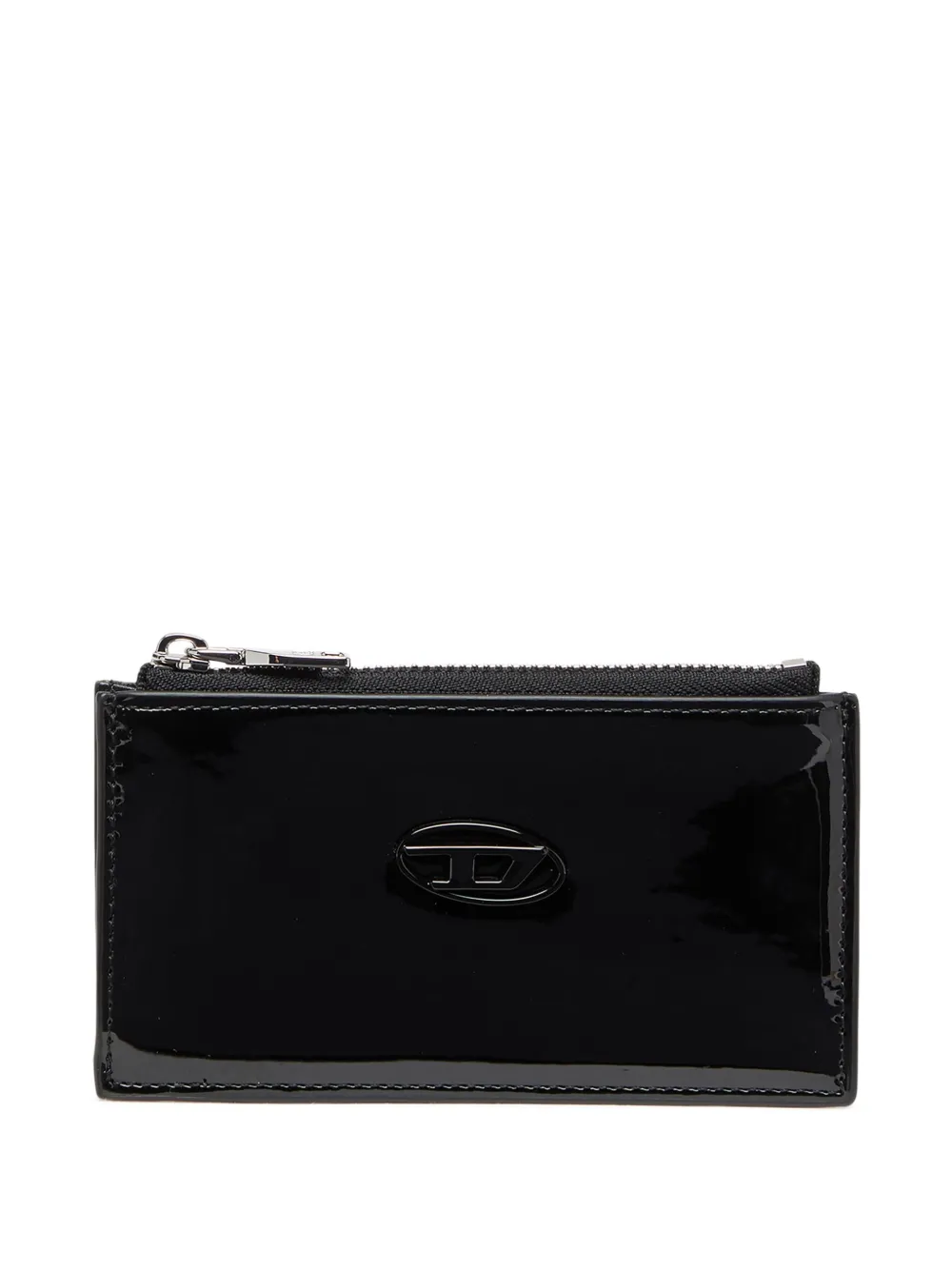 Diesel Play III lakleren pasjeshouder Zwart