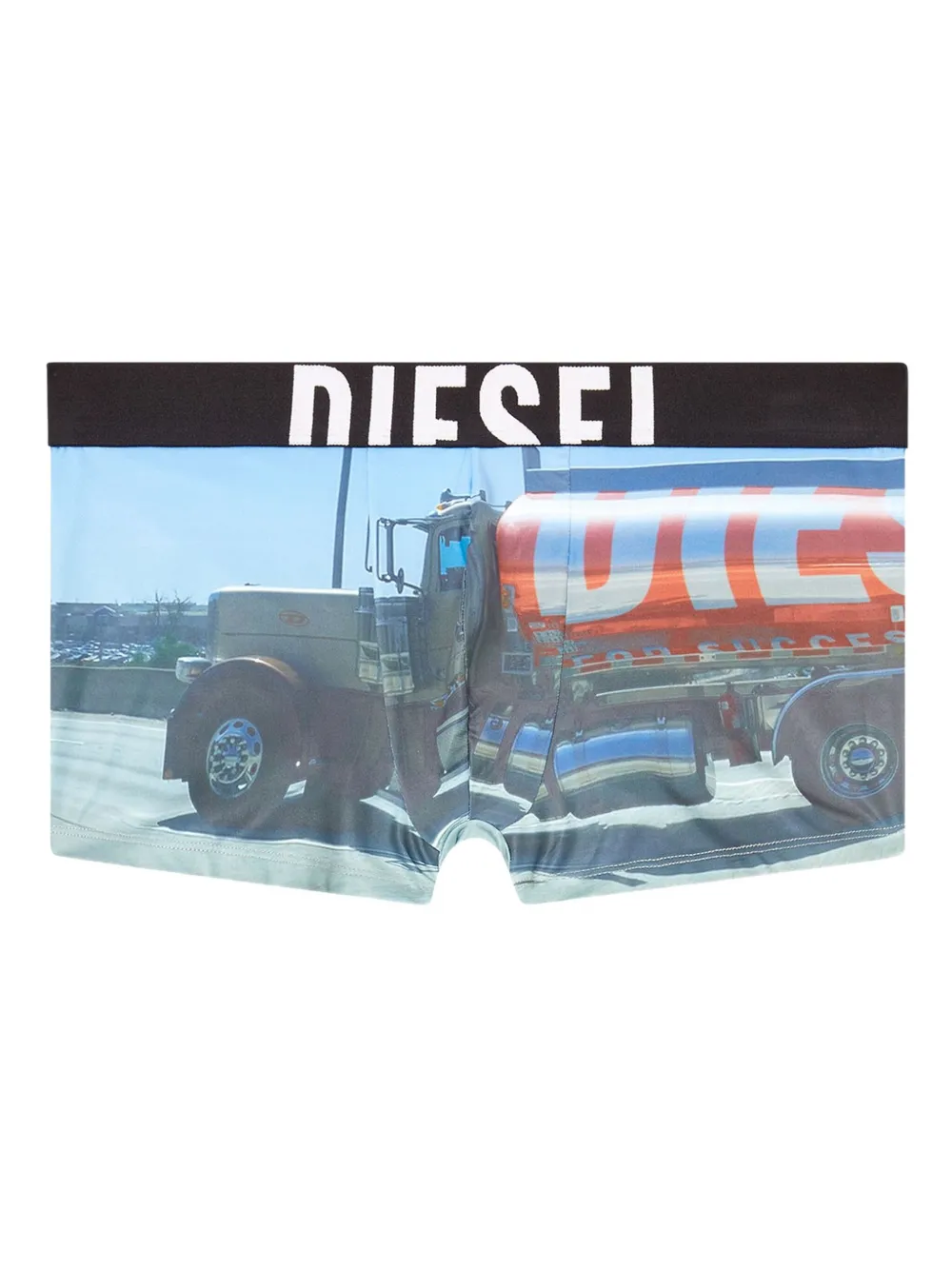 Diesel Damien slip met print Blauw