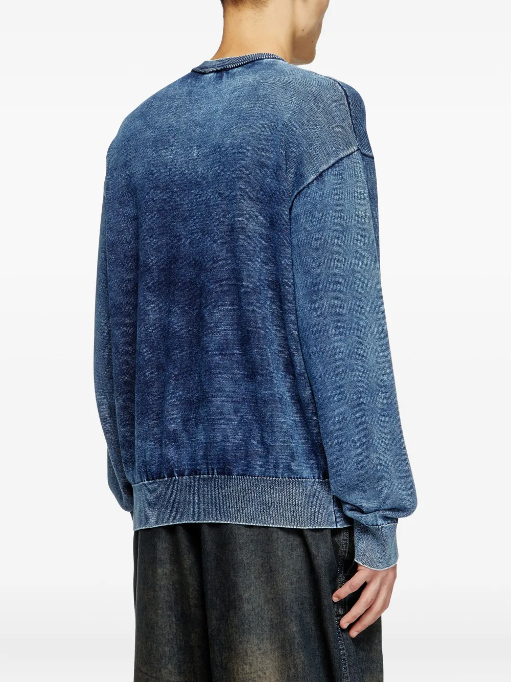 Diesel K-Fenicol sweater Blauw
