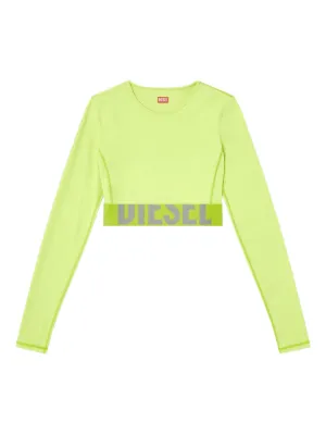 Diesel M-Valary logo-plaque Top | Green | FARFETCH