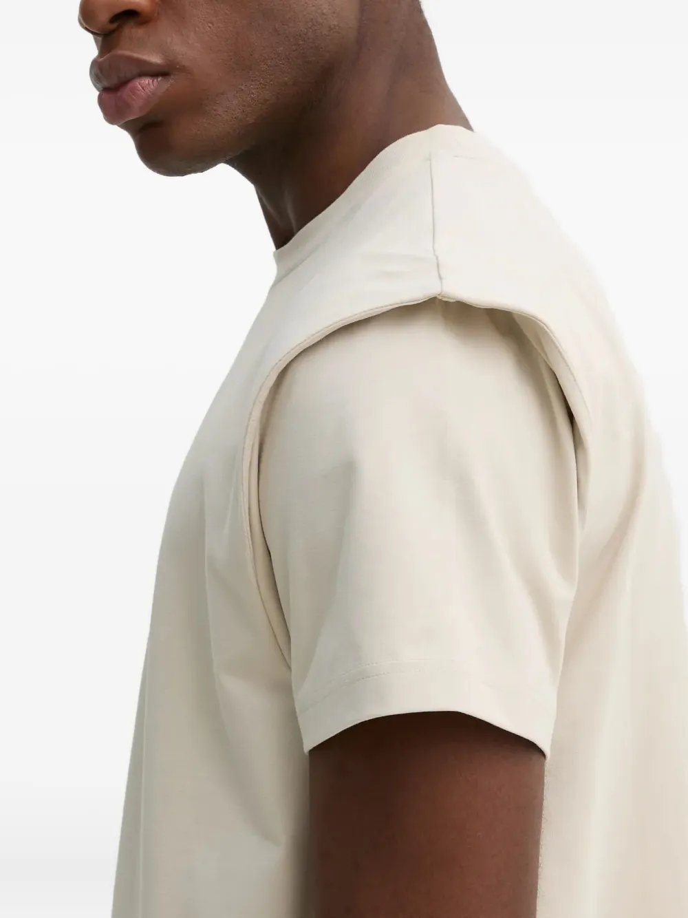HELIOT EMIL T-shirt met korte mouwen Beige