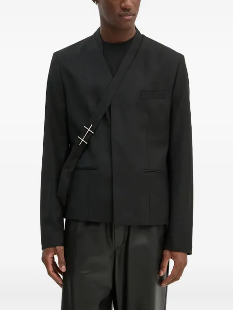 HELIOT EMIL blazer con detalle de cruz