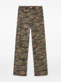 Diesel graphic-print trousers - Green