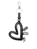 Diesel heart-shaped keychain - Black