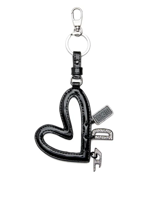 Diesel heart-shaped keychain