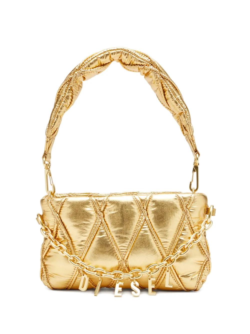 Diesel Charm-D kleine schoudertas Goud