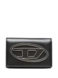 Diesel 1DR metallic-logo cardholder - Black