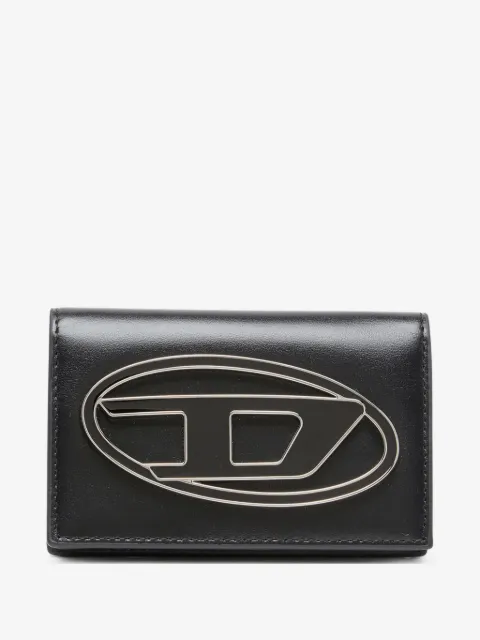 Diesel 1DR IV metallic-logo cardholder