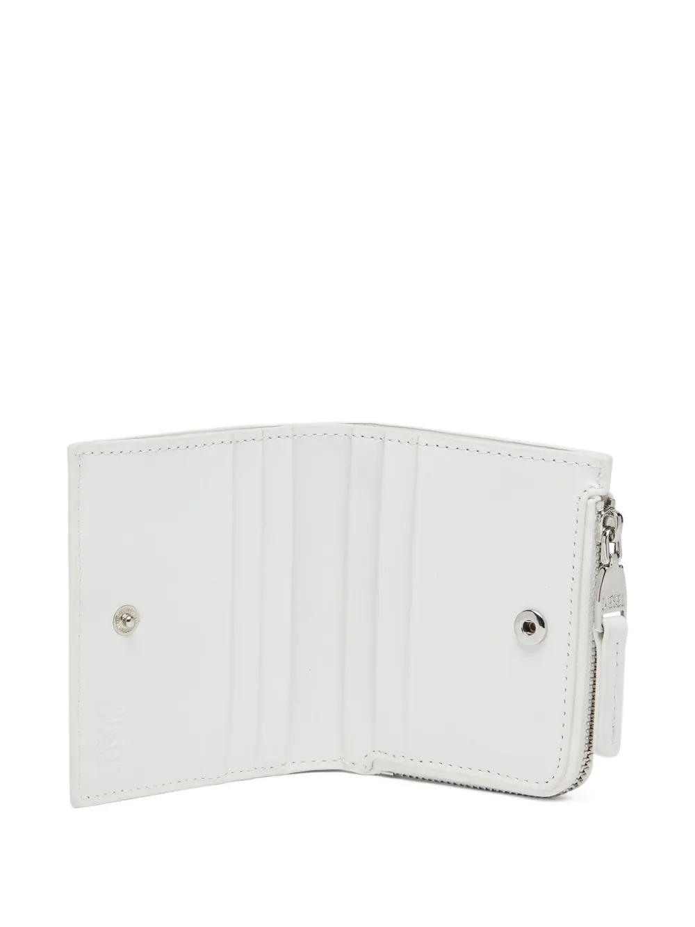 Diesel Portemonnee met logoplakkaat Wit