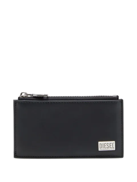 Diesel logo-plaque cardholder