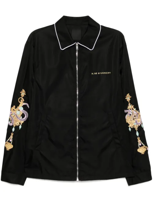 Veste à broderie chandelier et serpent - Givenchy - Modalova