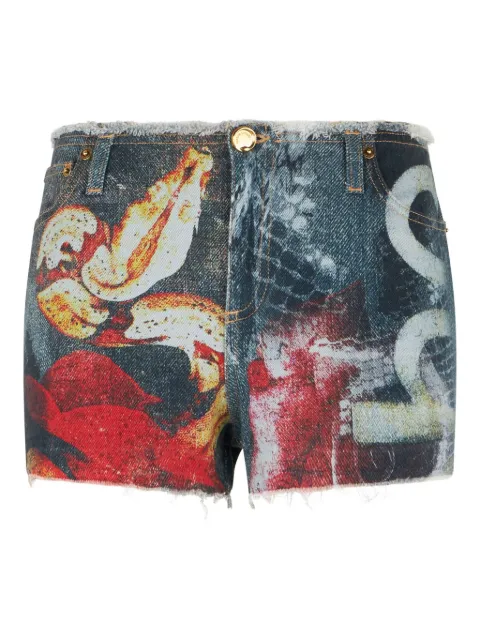Roberto Cavalli bermudas con estampado abstracto