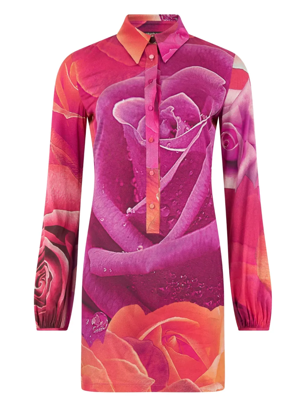 ROBERTO CAVALLI FLORAL-PRINT DRESS