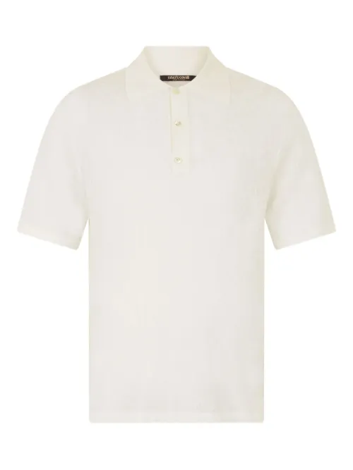 Polo à motif en jacquard - Roberto Cavalli - Modalova