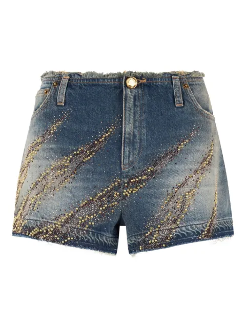 Roberto Cavalli shorts con motivo de cebra