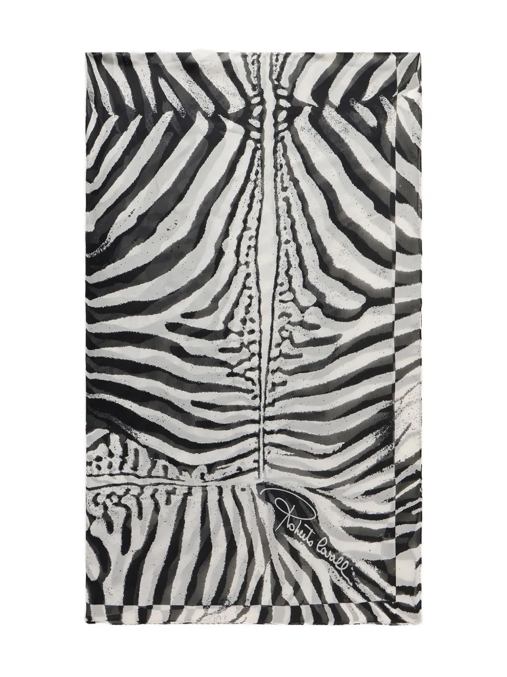 Roberto Cavalli silk scarf | Black | Image 1